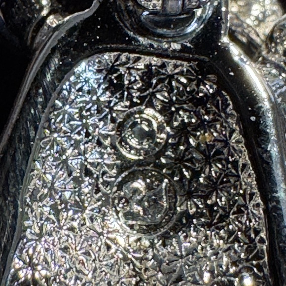 Authentic Swarovski Crystal & Red Enamel Brooch Stamped - Picture 5 of 9